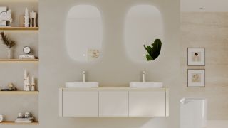 Тумба с раковиной Black&White Universe 9161600-2 Double 160 см бежевый